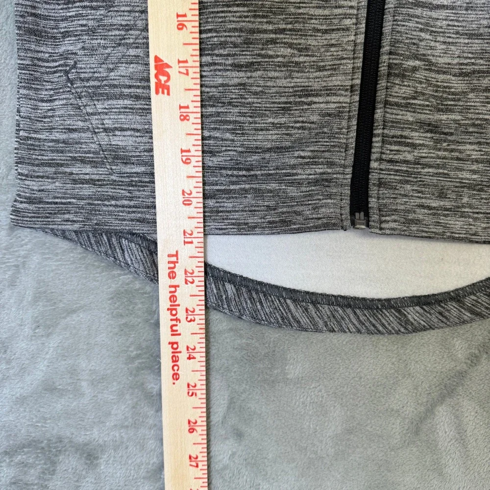 NWT Nike Boys Therma Dri-FIT Basketball Hoodie Grey Space Dye Full Zip 93955 M